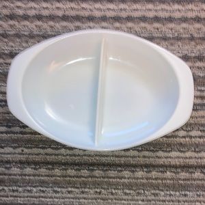Vintage Pyrex double sided bowl